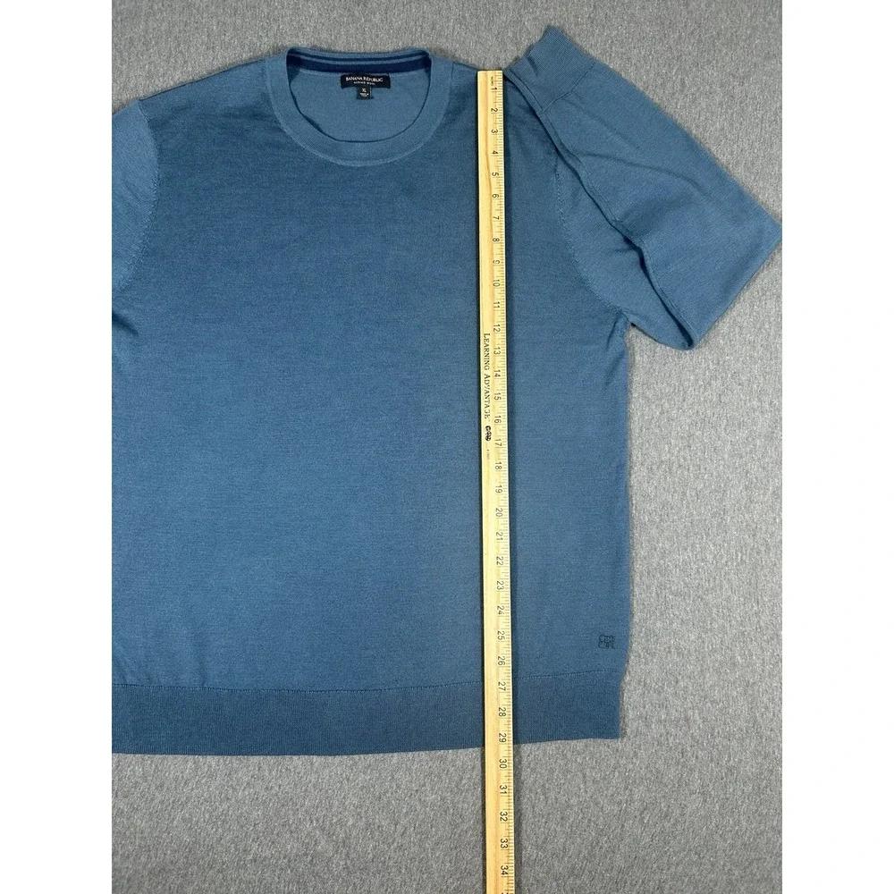 Banana Republic Merino Wool Crew Neck Sweater‎ Blue Size XL